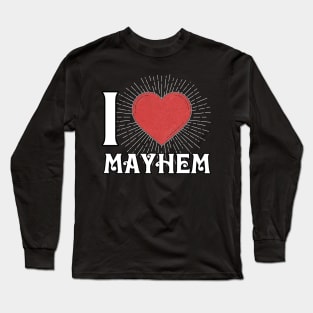 Great Mayhem Gift Design Proud Name Birthday 70s 80s 90s Long Sleeve T-Shirt